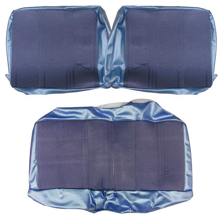 AA70CRC0020773 70 SATELLITE SPLIT BENCH - DK BLUE CLOTH/BRIGHT BLUE