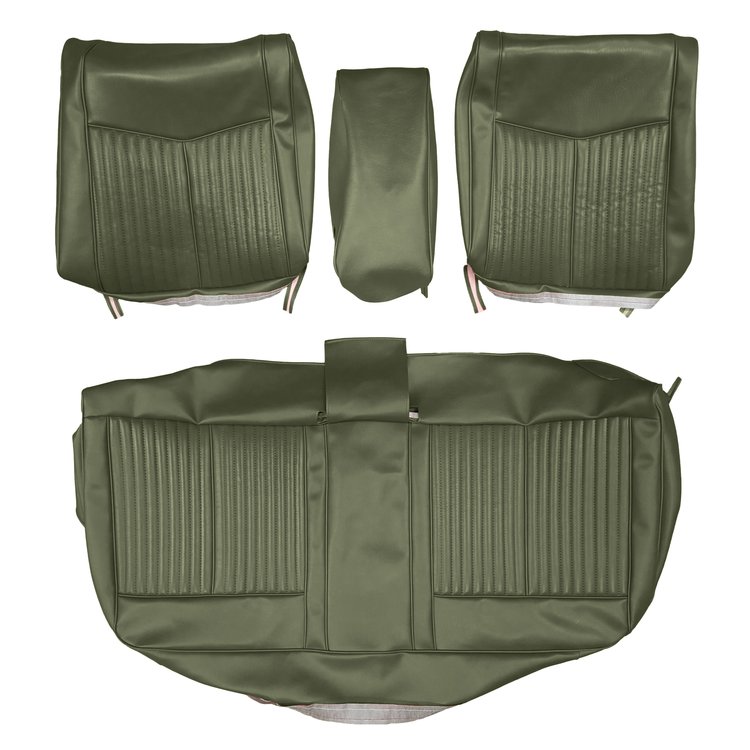 AA70CVD0030434 70 DUSTER SPLIT BENCH W/ CENTER ARMREST- DK. MET. GREEN