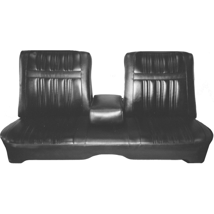 AA70CW00030100 70 CORONET CONV SPLIT BENCH W/ CAR - BLACK
