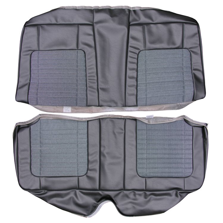 AA70CXC0040813 70 CHARGER CLOTH REAR BENCH BLACK & WHITE S&P/CHARCOAL