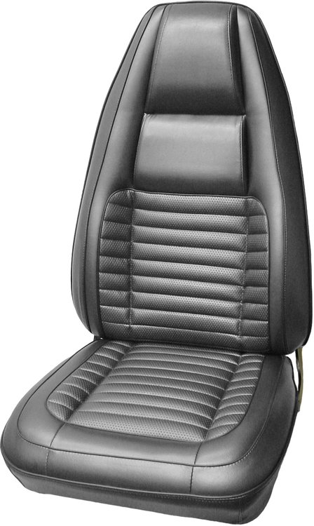 AA70CXL0010154 70 CHARGER LEATHER BUCKETS - CHARCOAL