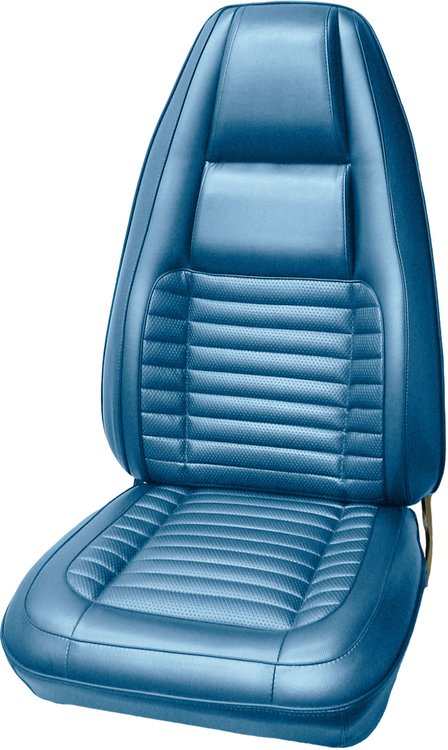 AA70CXL0010338 70 CHARGER LEATHER BUCKETS - BRIGHT BLUE