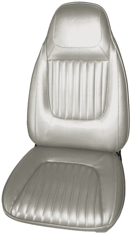AA71CBJD010200 71 CHALLENGER DELUXE BUCKET FRONT -WHITE