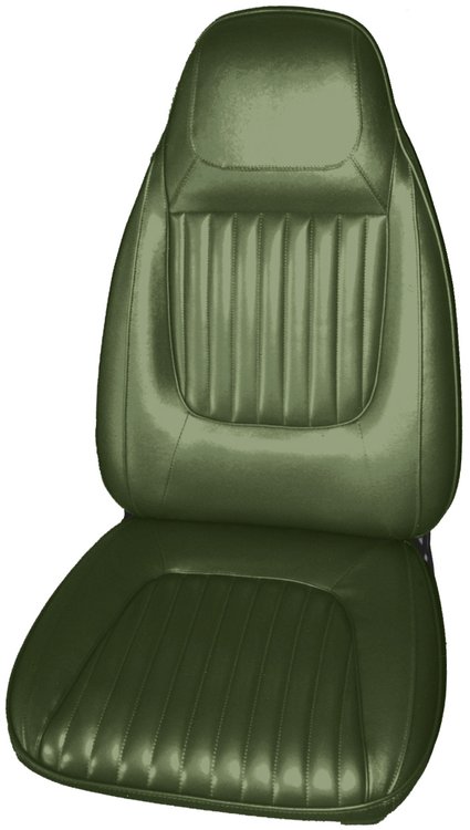 AA71CBJD010452 71 CHALLENGER DELUXE BUCKET FRONT - MED. MET. GREEN