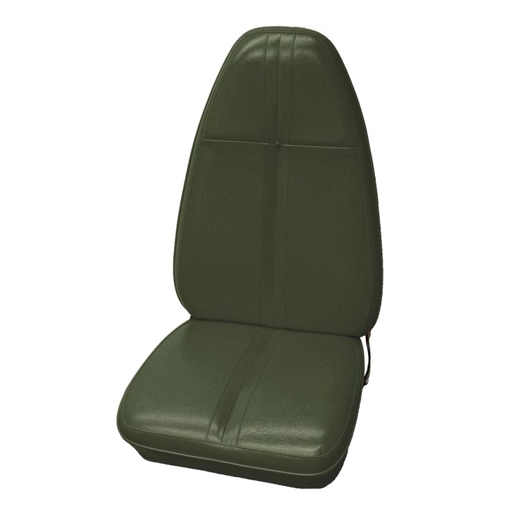 AA71CBJS010452 71 BARRACUDA/CHALLENGER STD BUCKETS - DARK METALLIC GREEN