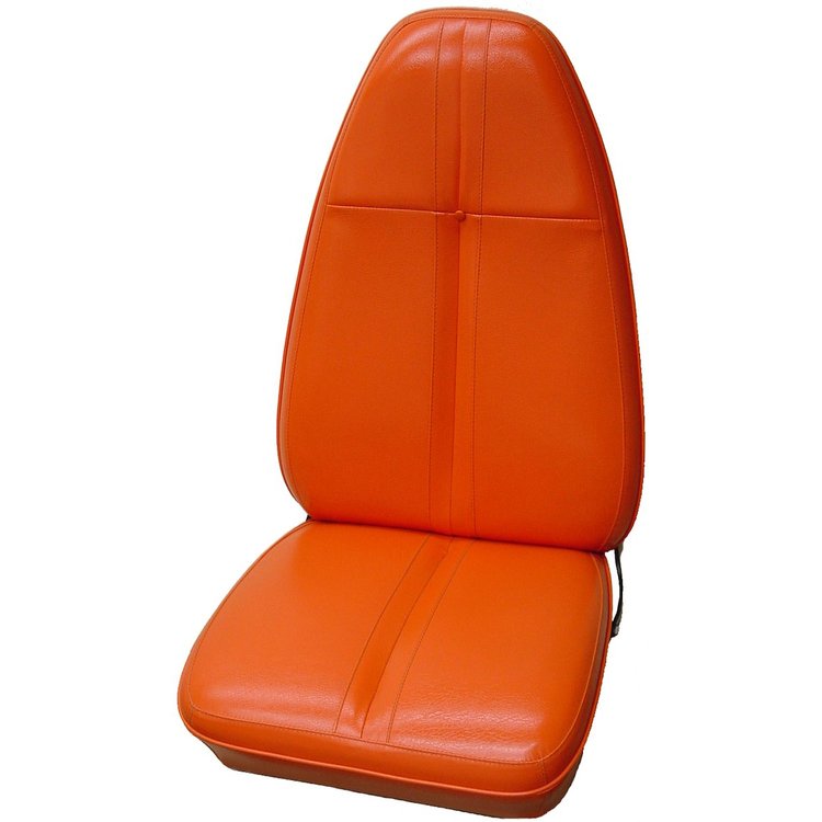 AA71CBJS010560 71 BARRACUDA/CHALLENGER STD BUCKETS - BRIGHT ORANGE