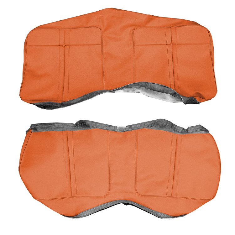 AA71CBJS056560 71 BARRACUDA CONVERTIBLE REAR- BRIGHT ORANGE