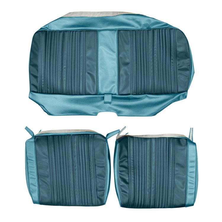 AA71CLD0020359 71 DART SWINGER/CUSTOM/SCAMP SPLIT BENCH - DK BLUE/LT BLUE