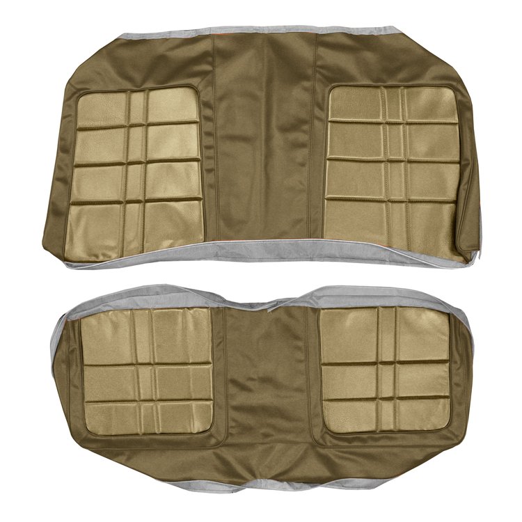 AA71CLV0048665 71 DUSTER HARDTOP REAR - TAN/BROWN