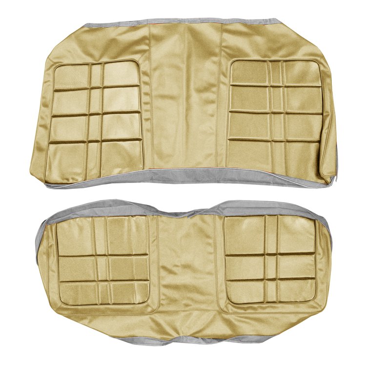 AA71CLV0048666 71 DUSTER HARDTOP REAR - EMBER GOLD