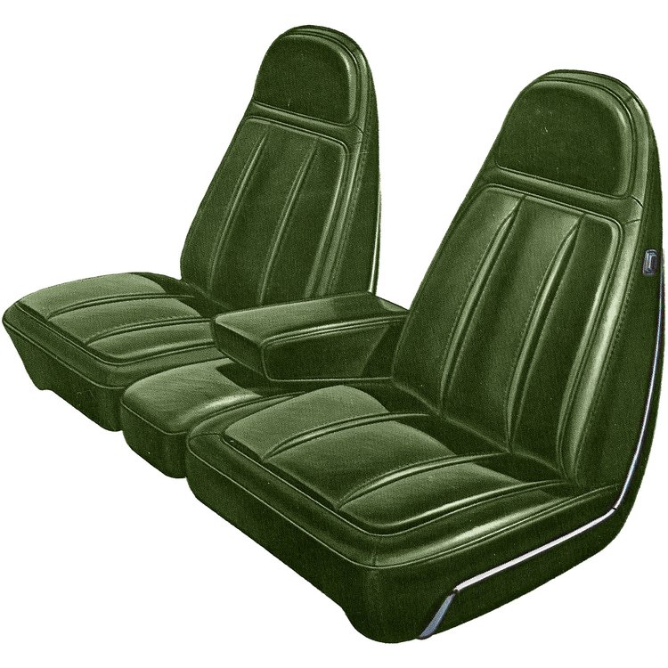 AA71CM00010452 71 CHRYSLER 300/NEWPORT BUCKETS - DARK METALLIC GREEN