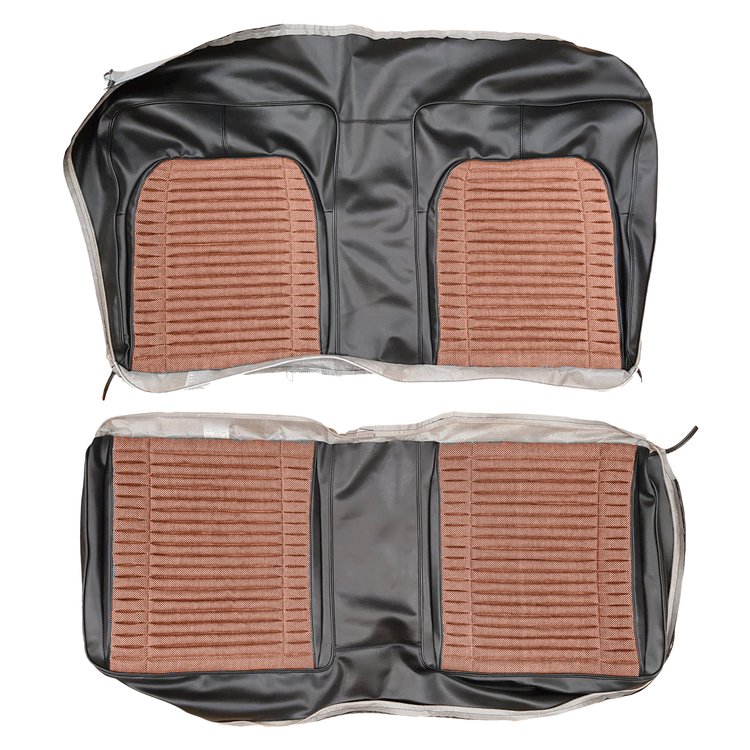 AA71CRXC040825 71 CHARGER/SUPERBEE HTP REAR - BLK/ORANGE S&P CLOTH/BLK