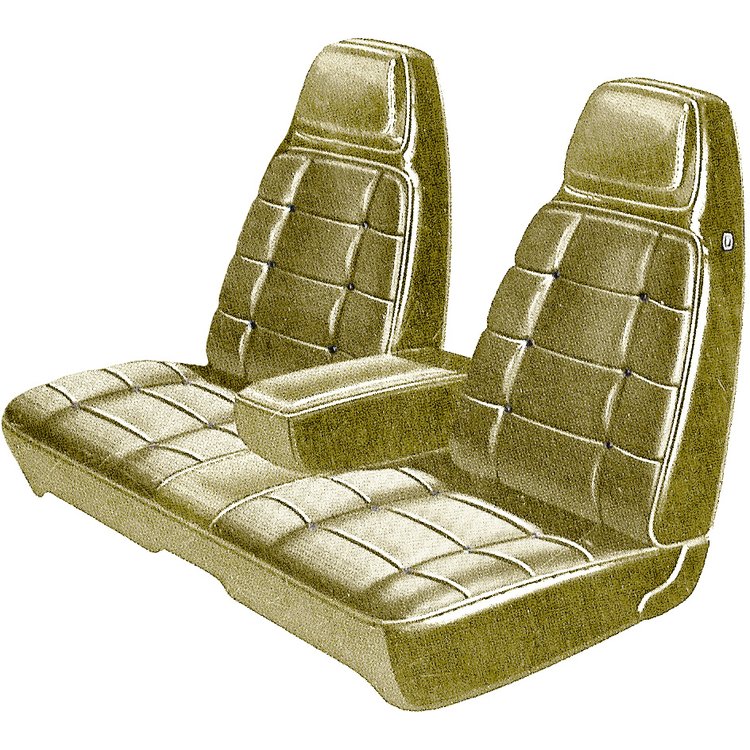 AA71CXCR030847 71 CHARGER SE CLOTH SPLIT SEAT W/CAR EMBER GOLD/EMBER GLD