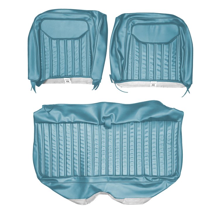 AA71CXD0020340 71 CHARGER DLX FRONT SPLIT BENCH - BRIGHT BLUE