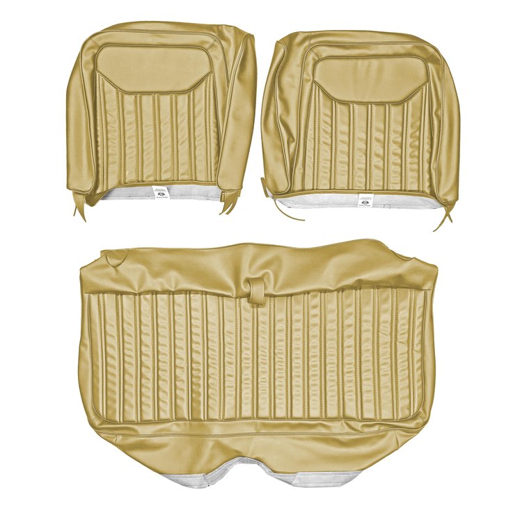 AA71CXD0020666 71 CHARGER DLX FRONT SPLIT BENCH - EMBER GOLD