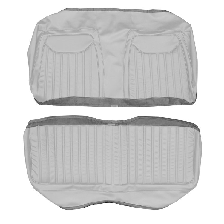 AA71CXD0080200 71 CHARGER DLX REAR BENCH - WHITE