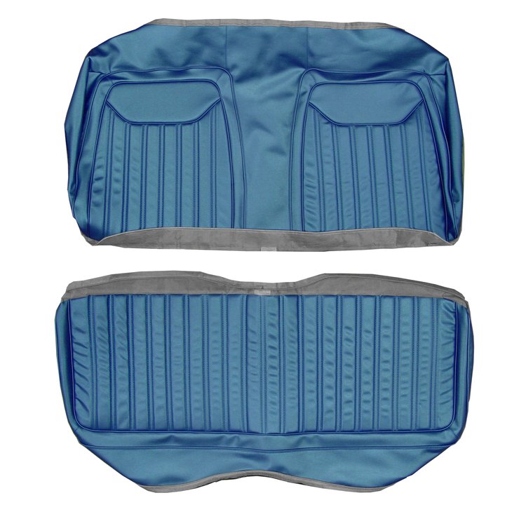 AA71CXD0080340 71 CHARGER DLX REAR BENCH - BRIGHT BLUE