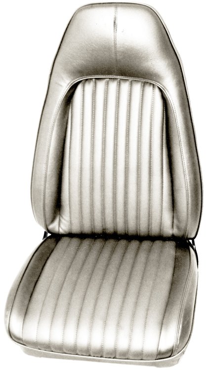 AA72CBJ0010200 72 BARRACUDA/CHALLENGER BUCKET WHITE