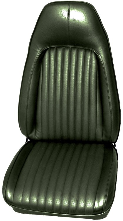 AA72CBJ0010444 72 BARRACUDA/CHALLENGER BUCKET DARK GREEN