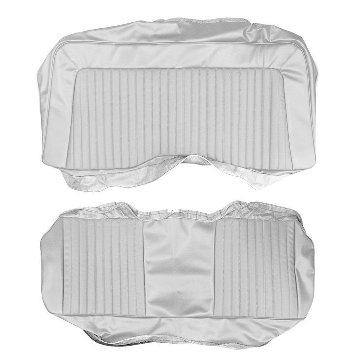 AA72CBJ0040200 72 BARRACUDA/CHALLENGER HTP REAR BENCH - WHITE
