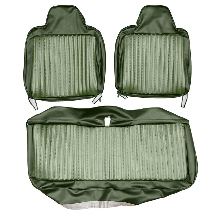 AA72CLV9020445 72 DART/DEMON/SCAMP/DUSTER SPLIT BENCH 9 - LT GRN/DK GRN