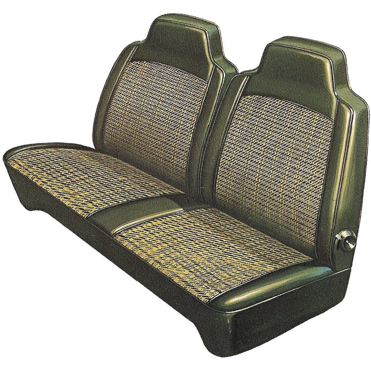 AA72CLVC020839 72/73 DART/DART SPORT/DEMON/ DUSTER- YELLOW&GRN CLOTH/GREEN