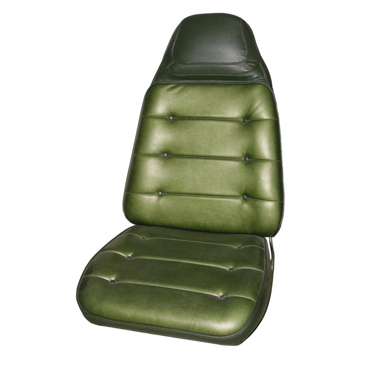 AA72CRX0010449 73 CHARGER/SAT/RUNNER/GTX BUCKETS-MET GREEN/DK GREEN