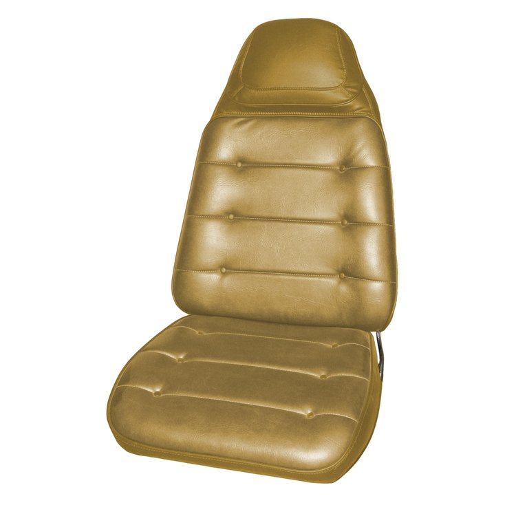 AA72CRX0010673 73 CHARGER/SAT/RUNNER/GTX BUCKETS- BRONZE/HONEY GOLD