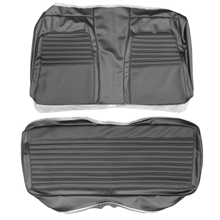 AA72CXD0080100 72 CHARGER DLX REAR BENCH - BLACK