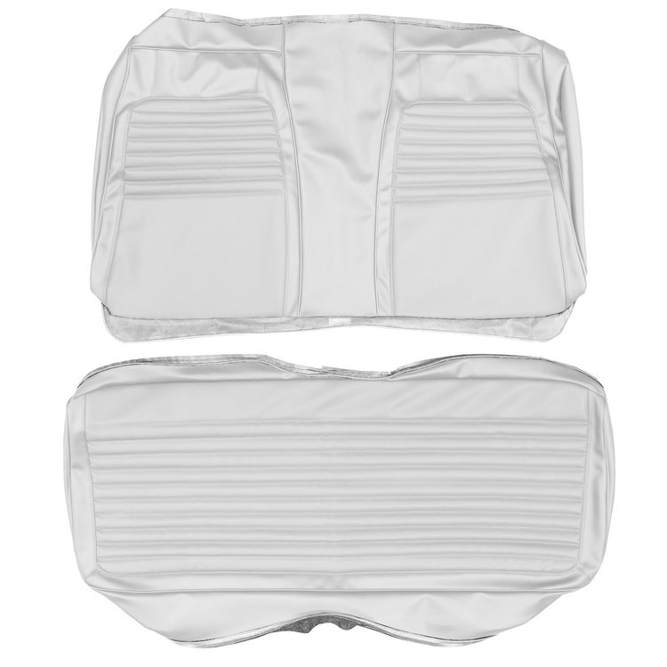 AA72CXD0080200 72 CHARGER DLX REAR BENCH - WHITE