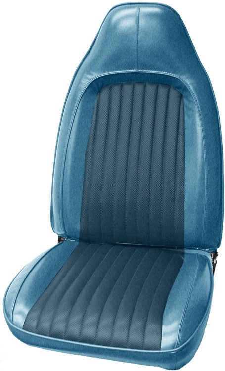 AA73CBJ0010355 73 BARRACUDA/CHALLENGER BUCKET DARK BLUE/BRIGHT BLUE