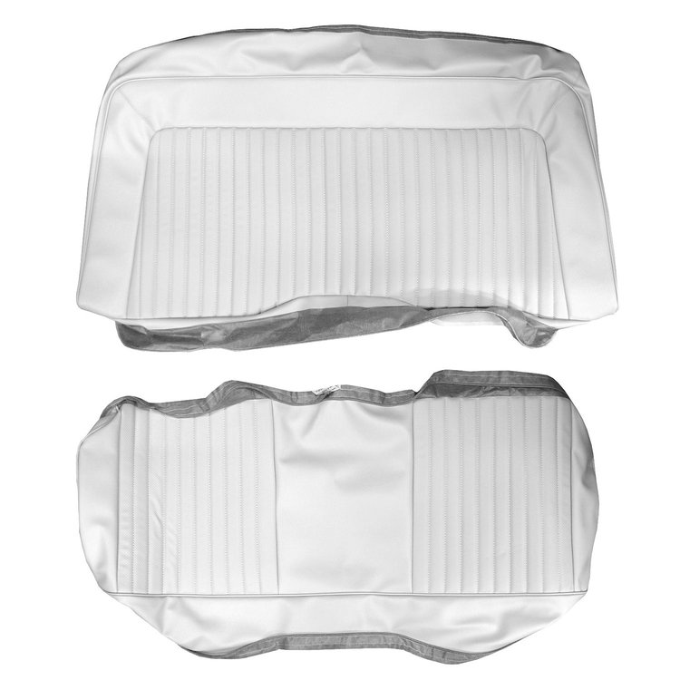 AA73CBJ0040200 73 BARRACUDA/CHALLENGER HTP REAR BENCH - WHITE