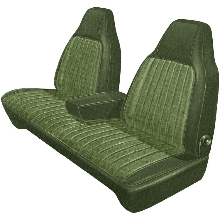 AA73CLVD030449 73 DART/DARTSPORT/SCAMP/DUSTER SPLIT BENCH- GREEN/GREEN