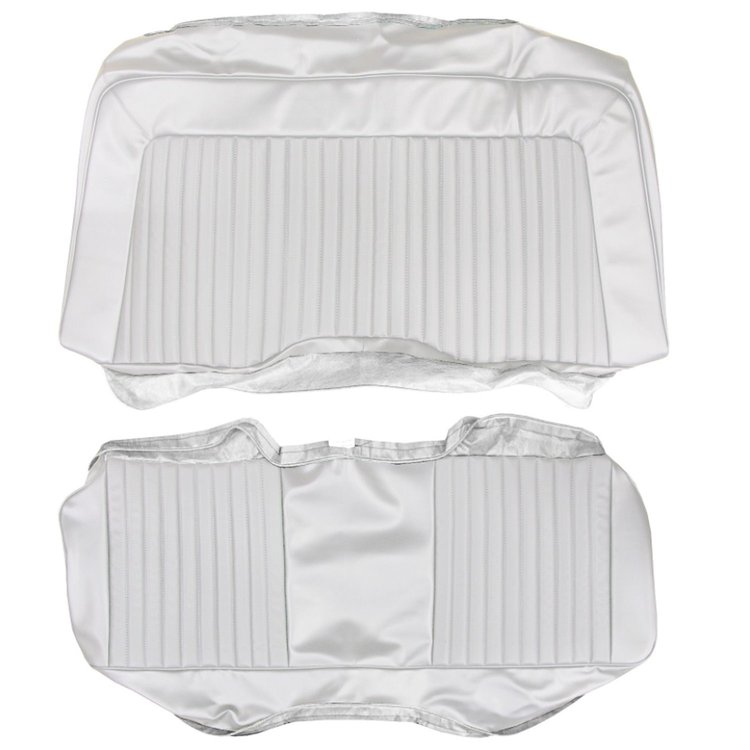 AA74CBJ0040200 74 BARRACUDA/CHALLENGER REAR BENCH - WHITE