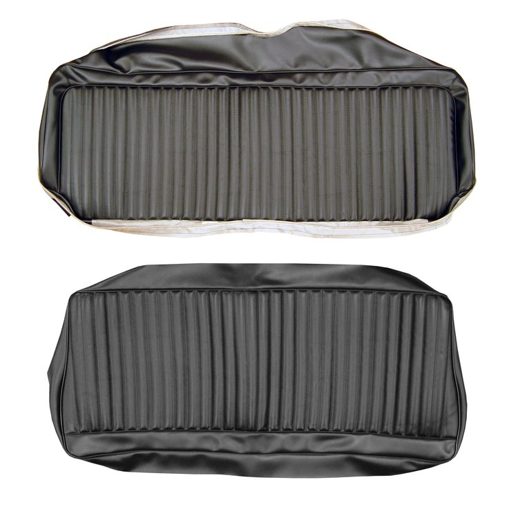 AA74CLVS082100 74/76 DART SPORT/DUSTER FOLD-DOWN REAR - BLACK