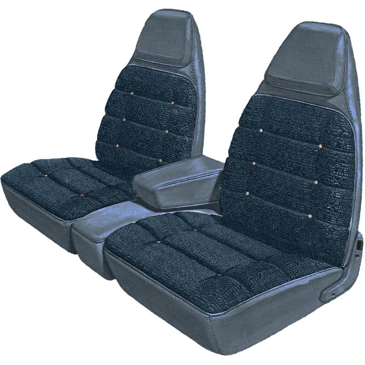 AA74CRXCV30932 74 SATELLITE/CHARGER SPLIT BENCH - BLUE CLOTH/BLUE