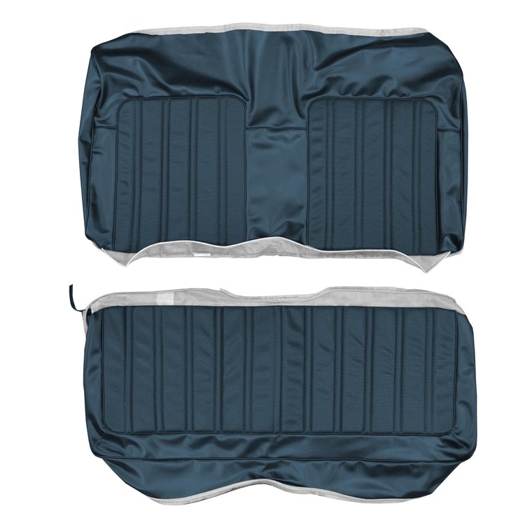 AA74CX00080360 74 CHARGER REAR BENCH - LAGOON BLUE