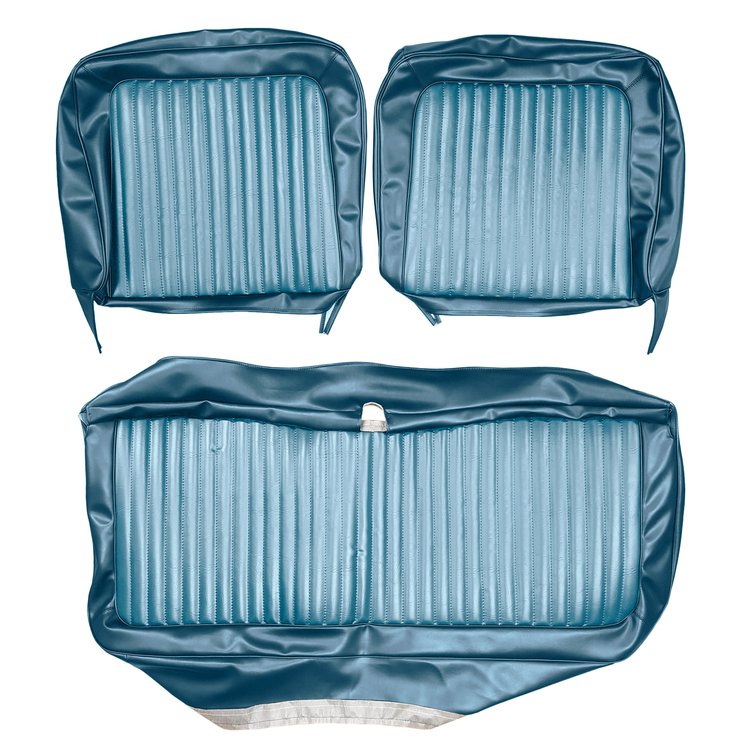 AA75CLVS020348 76 DART/DARTSPORT/SCAMP/DUSTER SPLIT BENCH - BLUE/ LT BLUE