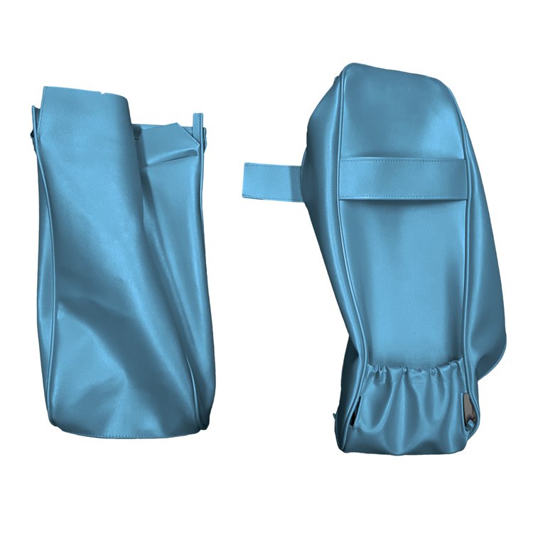 CR68CFMP013332 68 C-BODY CENTER ARMREST W/ MAP POCKET - LT METALLIC BLUE