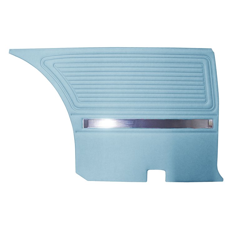 DO64CB00070314 64 BARRACUDA REAR PANELS - METALLIC BLUE