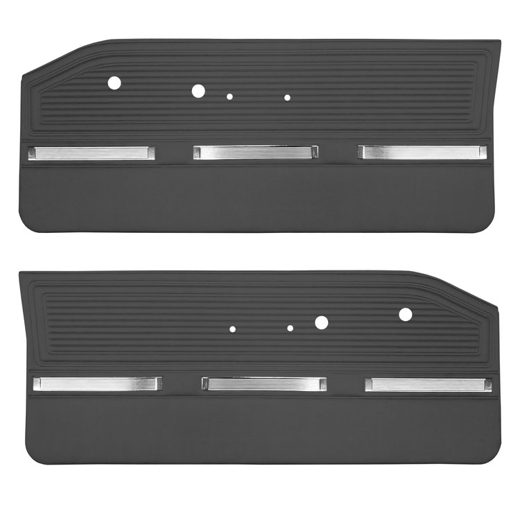 DO64CBV0010100 64 BARRACUDA DOOR PANELS - BLACK