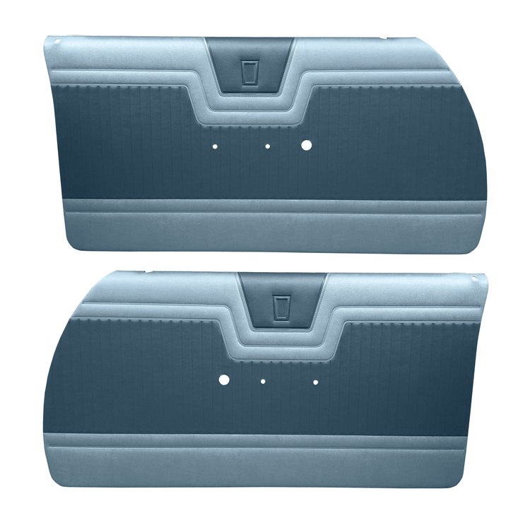 DO64CF00020312-PA 64 FURY PRE-ASSEMBLED DOOR PANELS - DK BLUE/MT BLUE