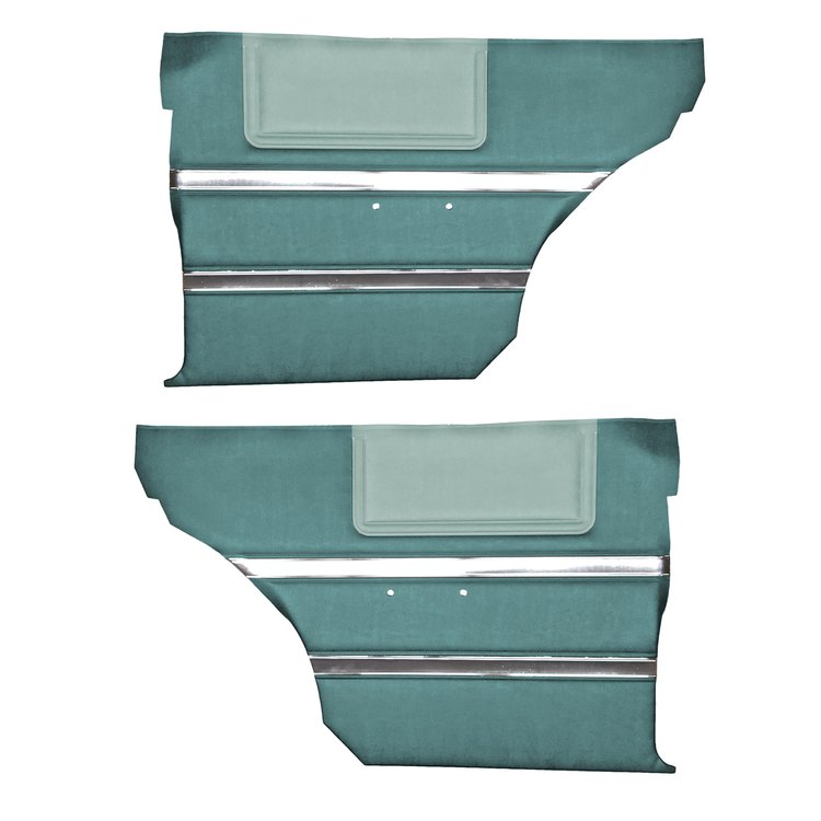 DO64CF00040417 64 SPORT FURY HTP PANELS - MET TURQUOISE/ LT TURQUOISE