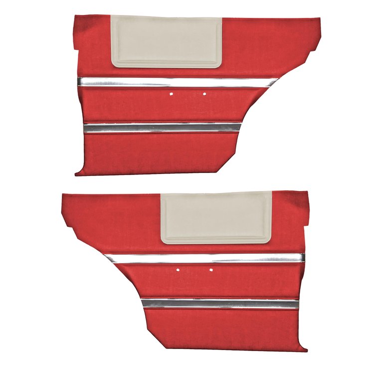 DO64CF00040511 64 SPORT FURY HTP PANELS - CRIMSON RED/PEARL WHITE