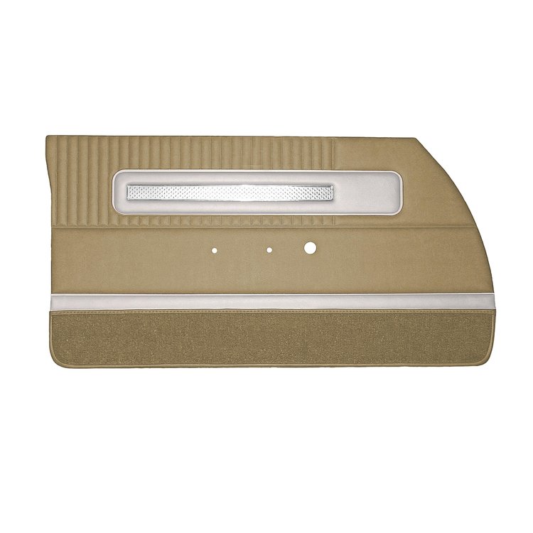 DO64CP00010413 64 POLARA 500 DOOR PANELS- LT OLIVE W/ PEARL WHITE ACCENT
