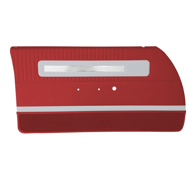 DO64CP00010511-PA 64 POLARA 500 PRE-ASSEMBLED DOOR PANELS - RED W/ PRL WHITE