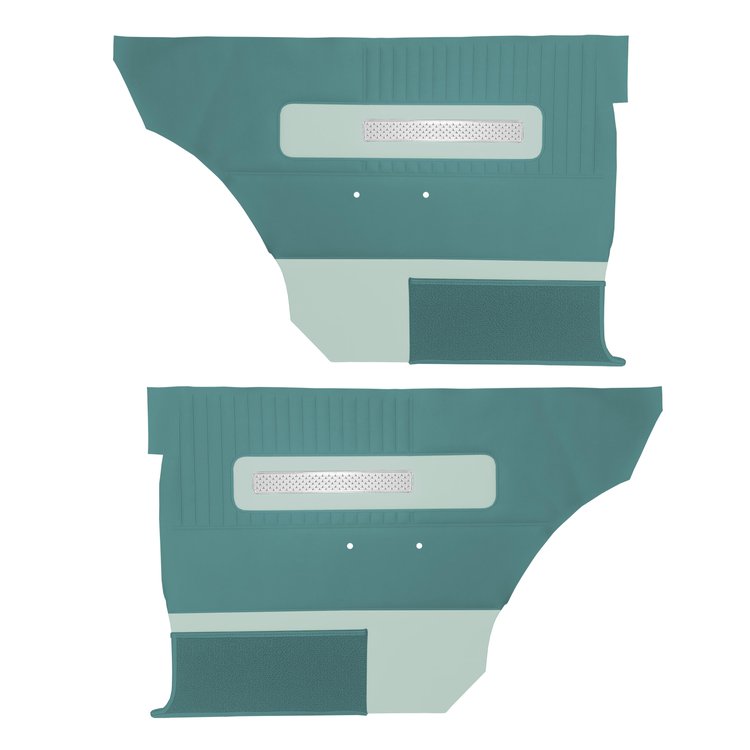 DO64CP00040417 64 POLARA 500 HTP PANELS - TURQUOISE W/ LT TURQ ACCENT