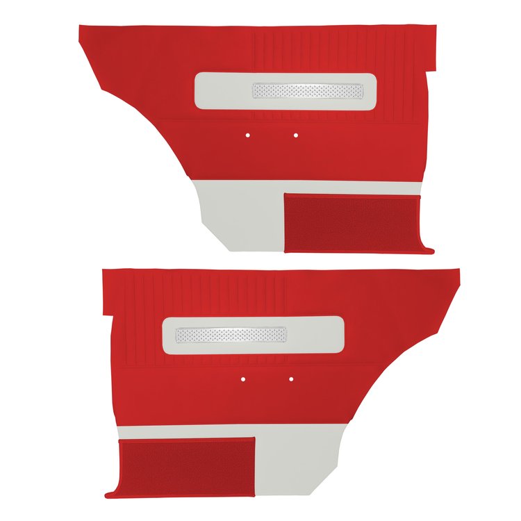 DO64CP00040511 64 POLARA 500 HTP PANELS - RED W/ PEARL WHITE ACCENT