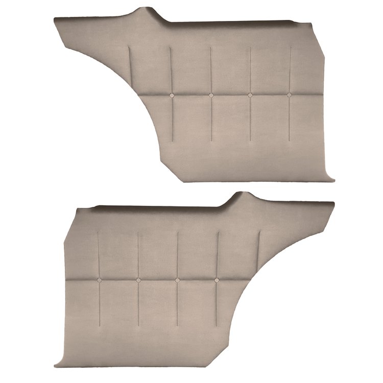DO64CSS0040610-PA 64/65 SUPER STOCK REAR PANELS PRE-ASSEMBLED - METALLIC FAWN