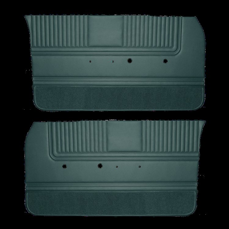 DO65CF00010414 65 SPORT FURY DOOR PANELS - DARK METALLIC TURQUOISE